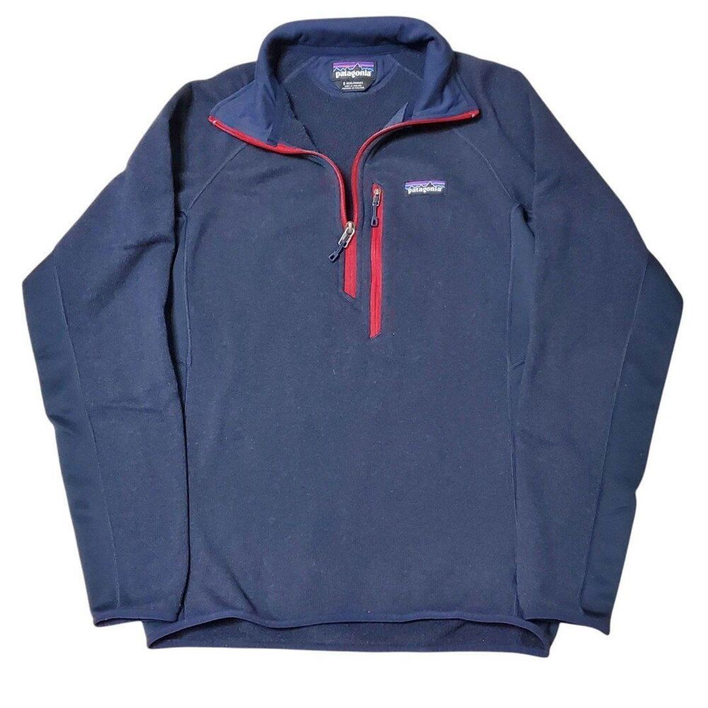 Patagonia Mens Sz Small Performance Better Sweater Jacket Quarter-Zip Pullover